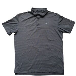 Callaway Gray Athletic Polo Shirt L or XL